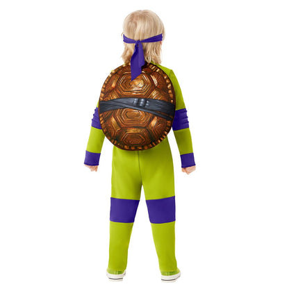 Toddler Donatello Jumpsuit Costume - TMNT Mutant Mayhem GREEN