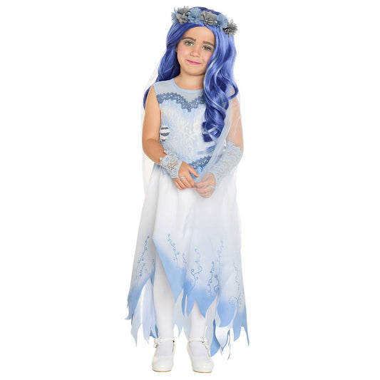 Toddler Emily Costume - Corpse Bride LIGHT BLUE