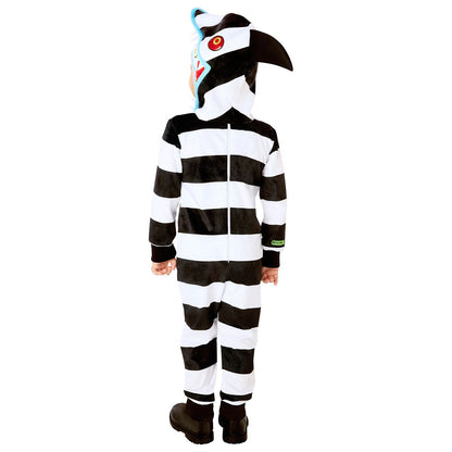 Toddler Sandworm Costume - Beetlejuice BLACK AND WHITE
