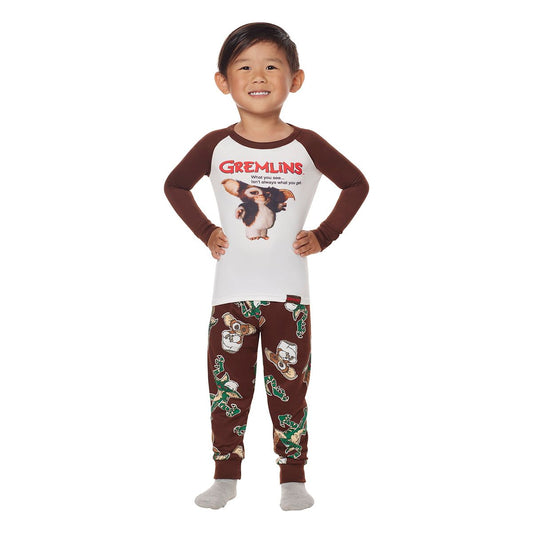 Toddler Gizmo Pajama Set - Gremlins WHITE AND BROWN