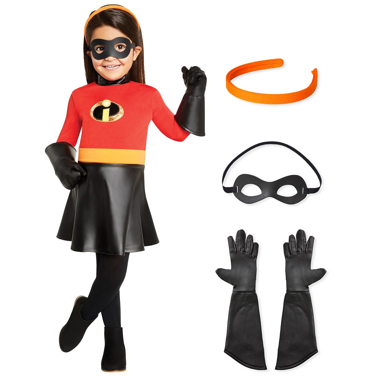 Toddler Violet Costume - The Incredibles BLACK
