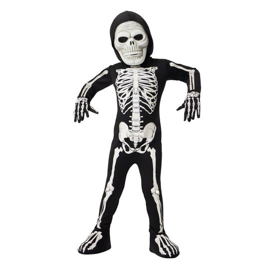 Toddler Glow in the Dark Skeleton Costume BLACK