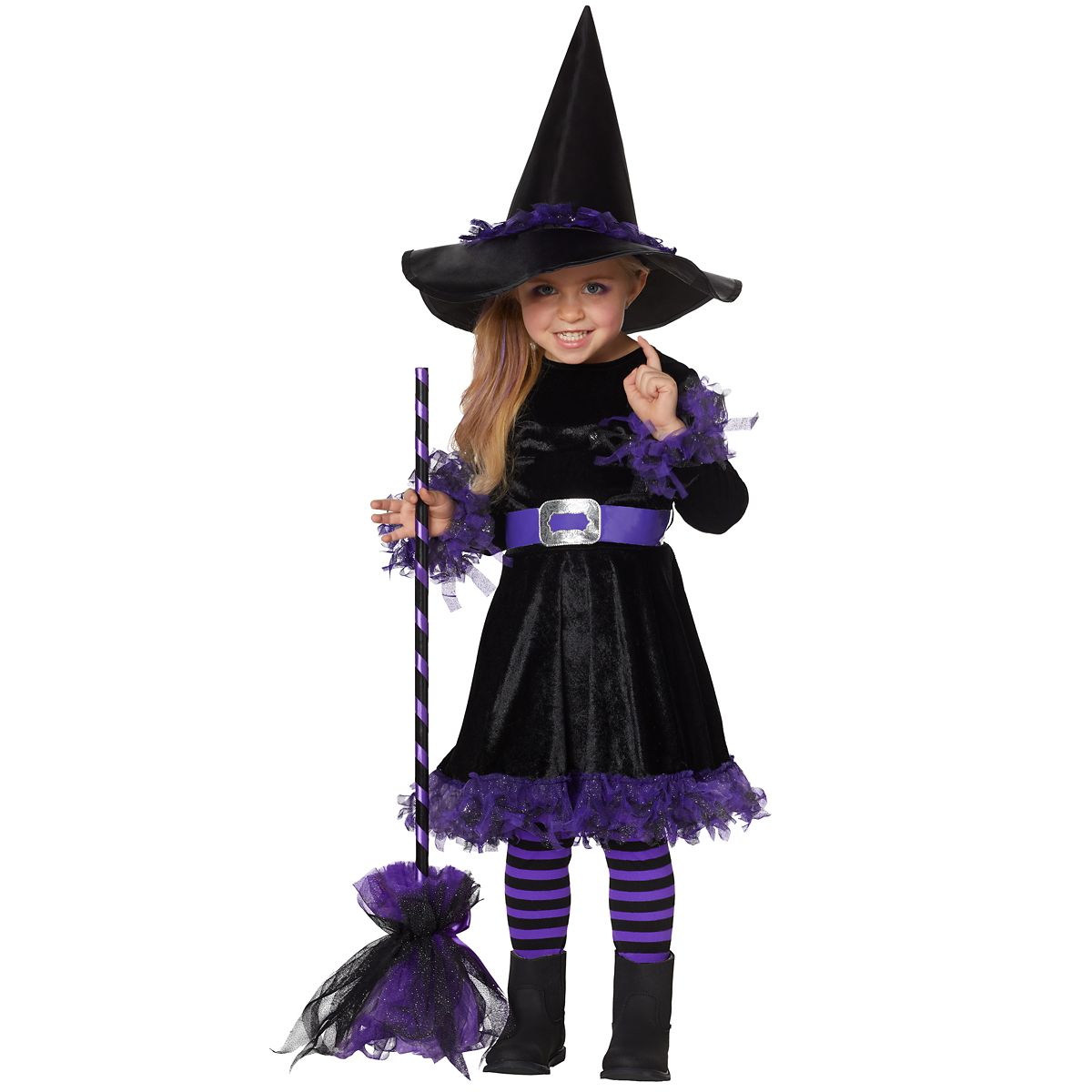 Toddler -  Cute Witch Costume BLACK