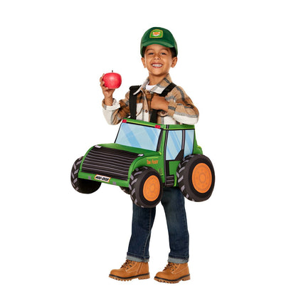 Toddler One Size Tractor Ride-Along Costume GREEN