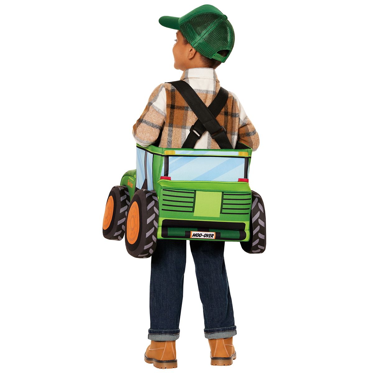 Toddler One Size Tractor Ride-Along Costume GREEN