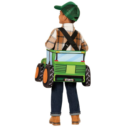 Toddler One Size Tractor Ride-Along Costume GREEN