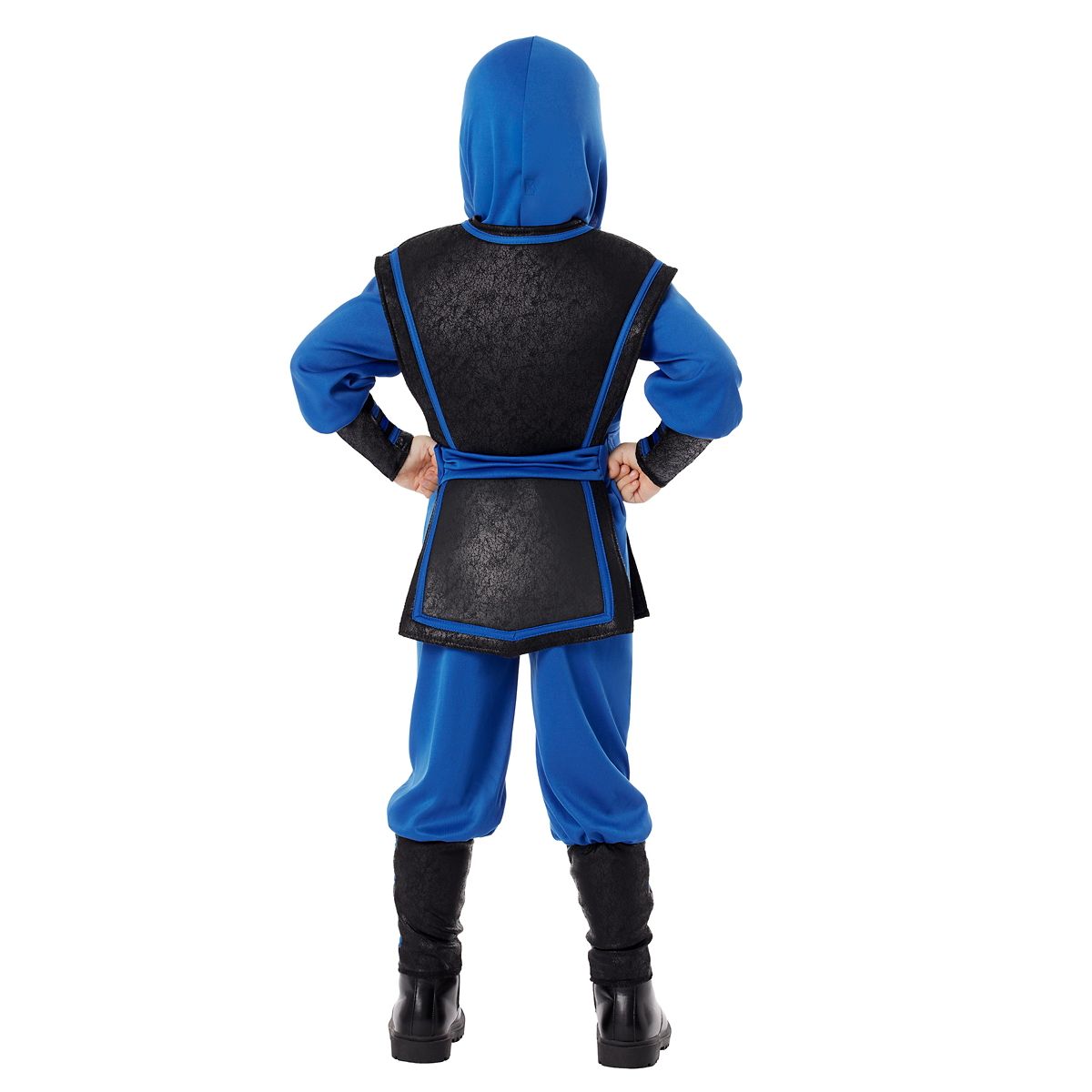 Toddler Ultimate Ninja Costume BLACK AND  BLUE