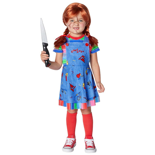 Toddler Chucky Good Guys Costume RED / BLUE