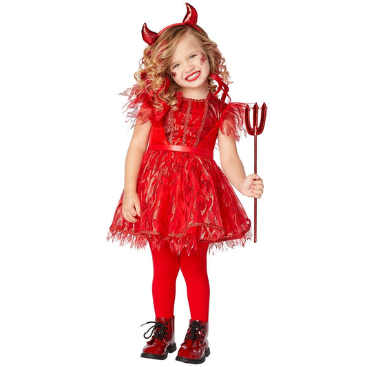 Toddler Devil Cutie Costume RED