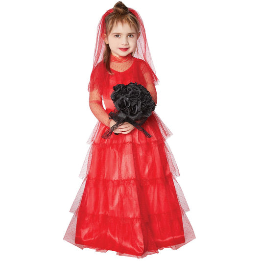 Toddler Lydia Deetz Costume - Beetlejuice RED