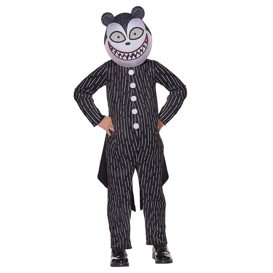 Toddler Vampire Teddy Costume- The Nightmare Before Christmas BLACK AND WHITE