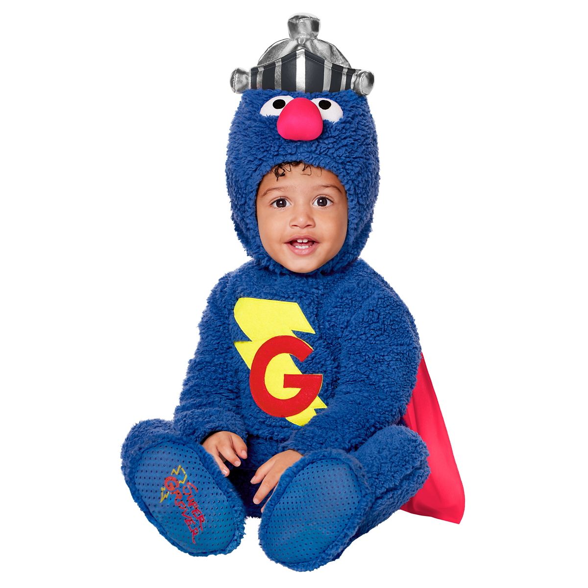 Baby Super Grover Costume - Sesame Street BLUE