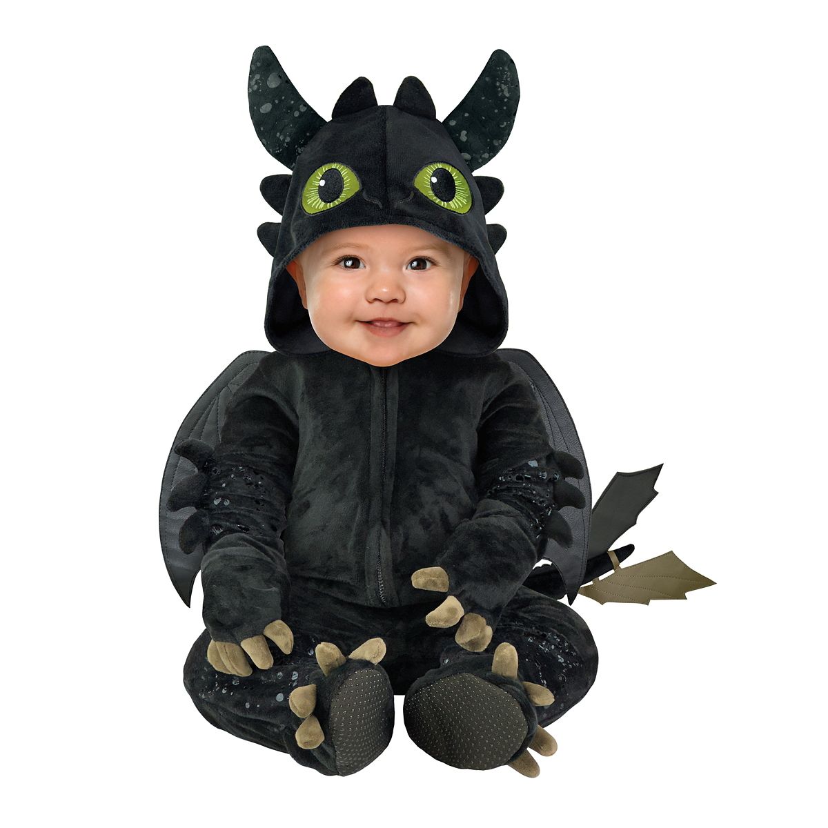 Baby Toothless Jumpsuit Costume - How to Train Your Dragon BLACK