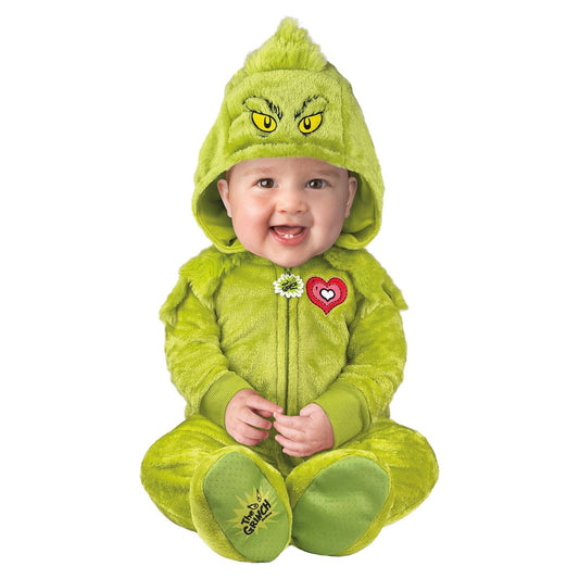 Baby Grinch Jumpsuit Costume - Dr. Seuss GREEN