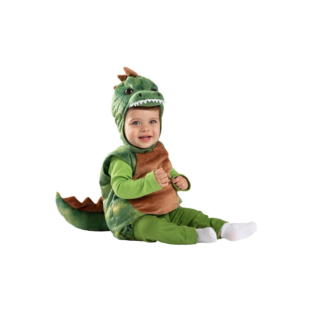 Baby Plush Dinosaur Costume GREEN