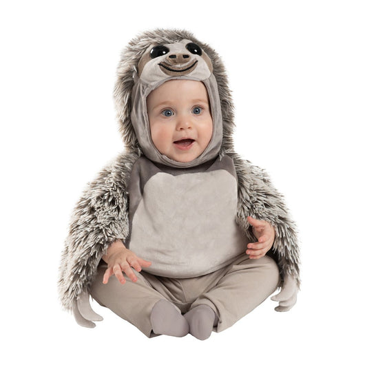 Baby Faux Fur Sloth Costume GRAY
