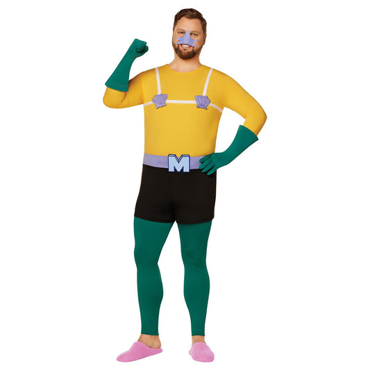 Adult Mermaid Man Plus Size Costume - SpongeBob SquarePants YELLOW
