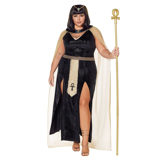 Adult Queen of the Nile Plus Size Costume BLACK