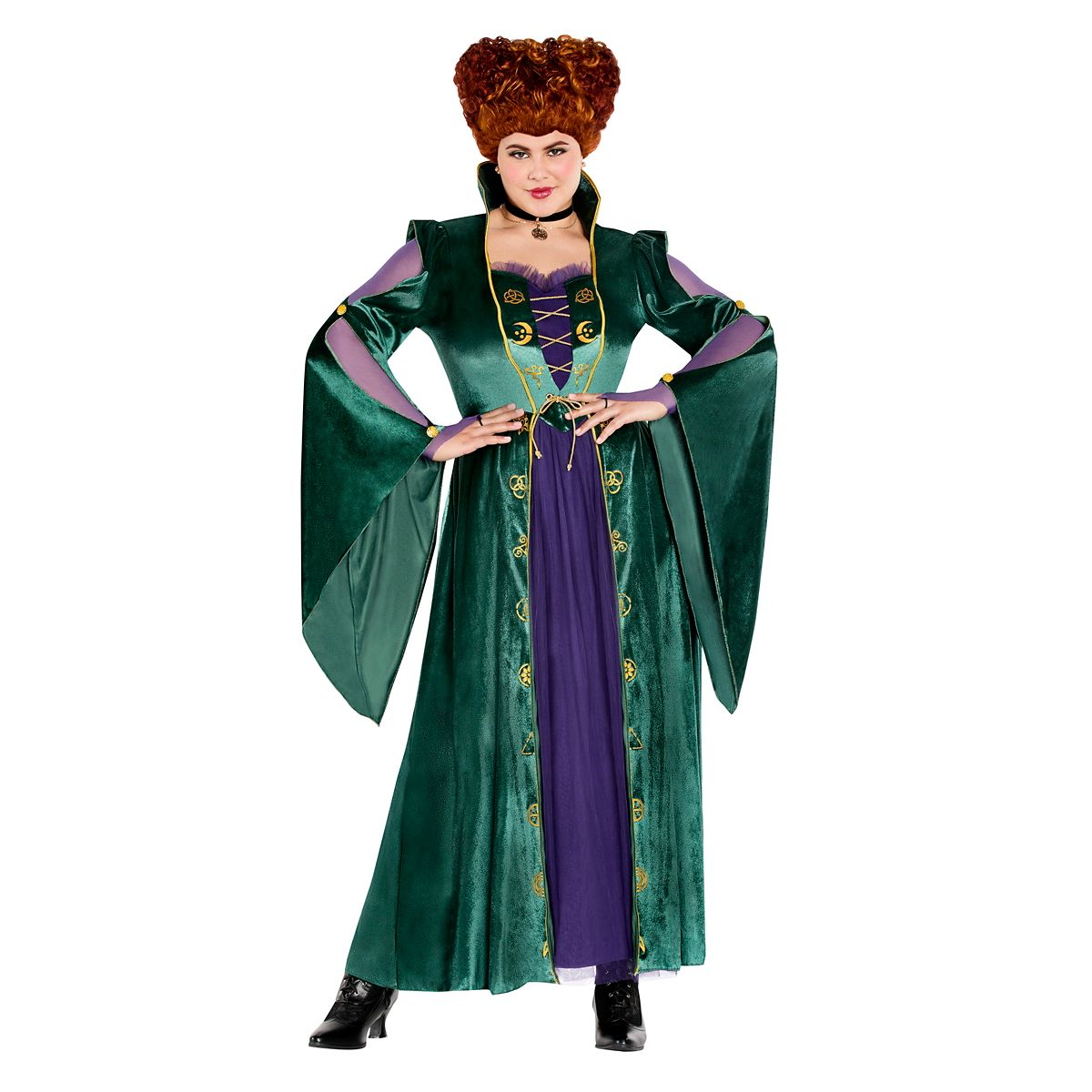 Adult Winifred Sanderson Plus Size Costume - Hocus Pocus GREEN