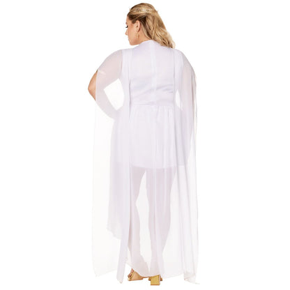 Adult Grecian Goddess Plus Size Costume WHITE