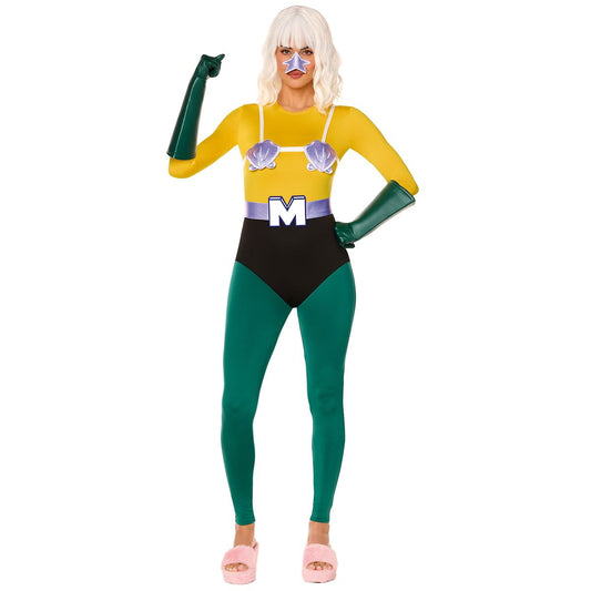 Adult Mermaid Man Costume - SpongeBob SquarePants BLACK / MULTI