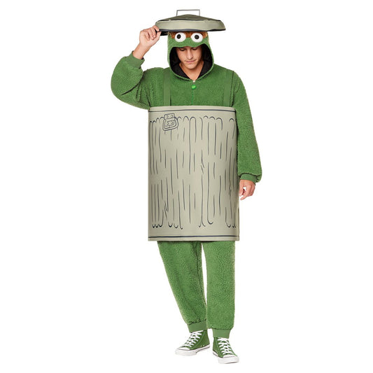 Adult Oscar the Grouch Costume - Sesame Street GREEN