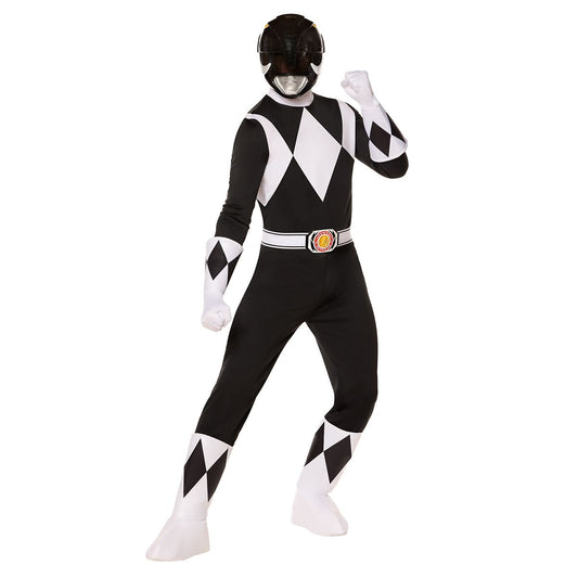 Adult Black Power Ranger Costume -  Mighty Morphin Power Rangers BLACK
