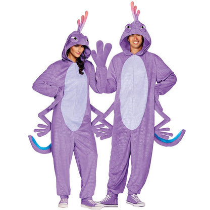 Adult Randall Jumpsuit Costume -  Monsters Inc. PURPLE