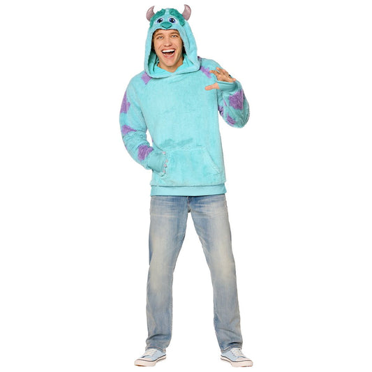 Adult Sulley Costume Top -  Monsters Inc. BLUE