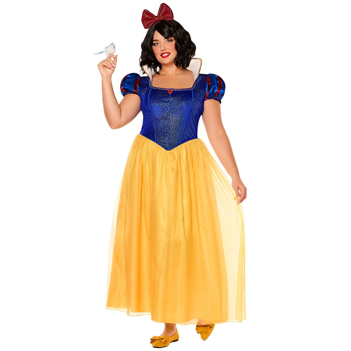 Adult Snow White Costume - Disney Princess BLUE/YELLOW