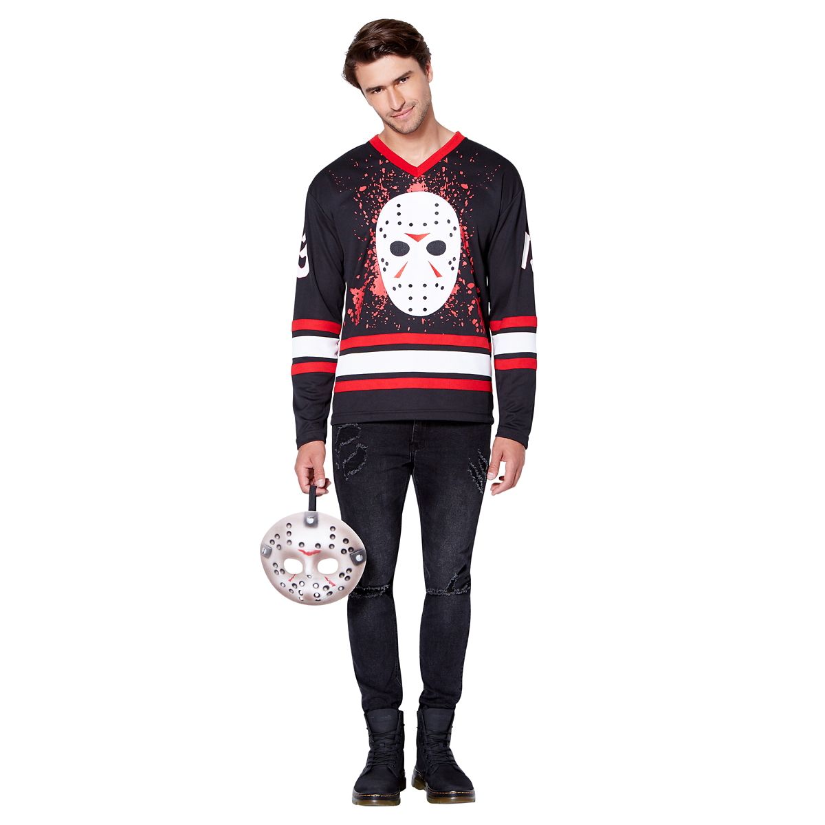 Jason Voorhees Hockey Jersey - Friday the 13th BLACK