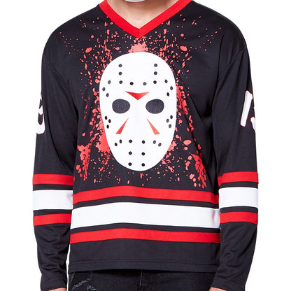 Jason Voorhees Hockey Jersey - Friday the 13th BLACK