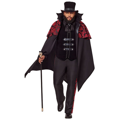 Adult Victorian Vampire Costume - The Signature Collection BLACK