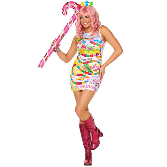 Adult Candy Land Game Costume MULTI-COLOR