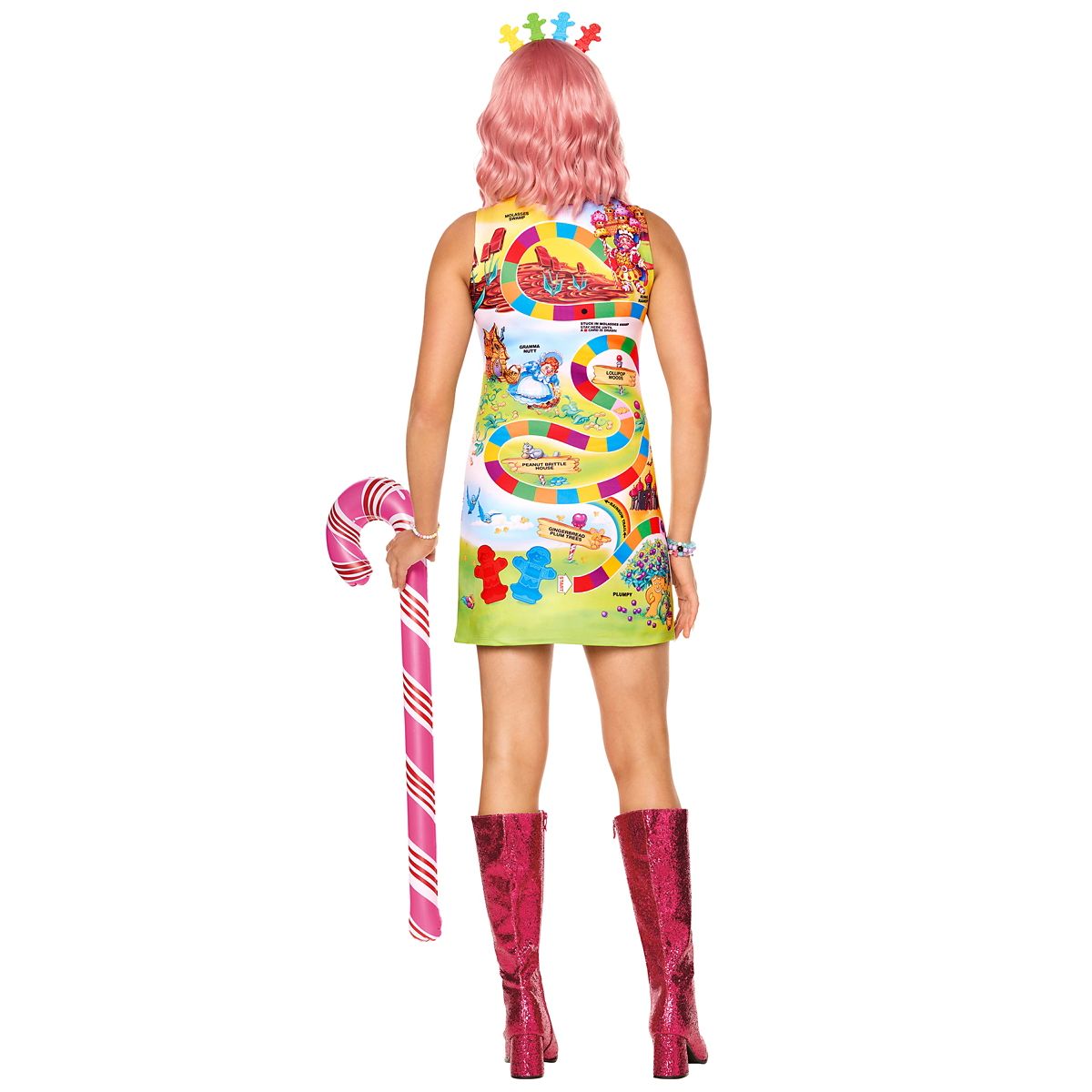 Adult Candy Land Game Costume MULTI-COLOR