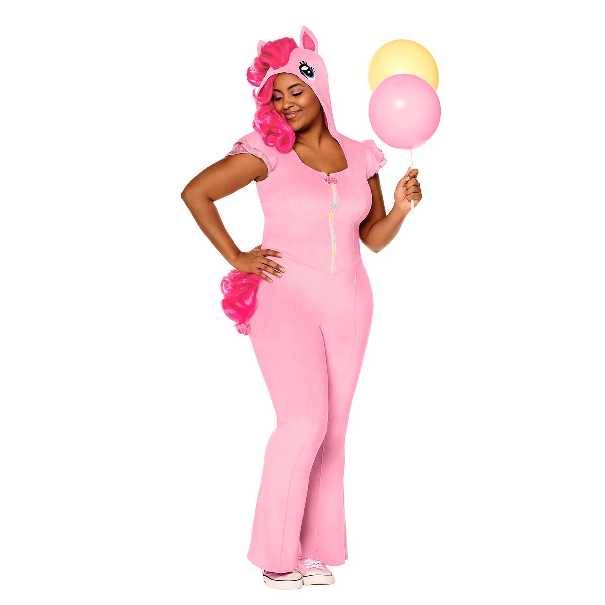 Adult Pinkie Pie Jumpsuit Costume -  My Little Pony Friendship Is Magic PINK