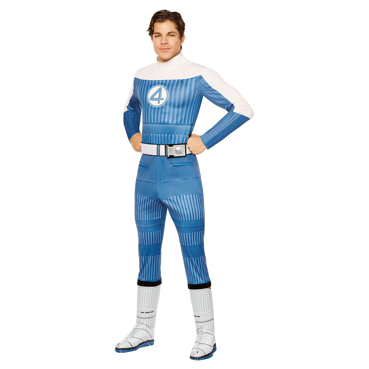 Adult Human Torch Costume - Fantastic Four BLUE