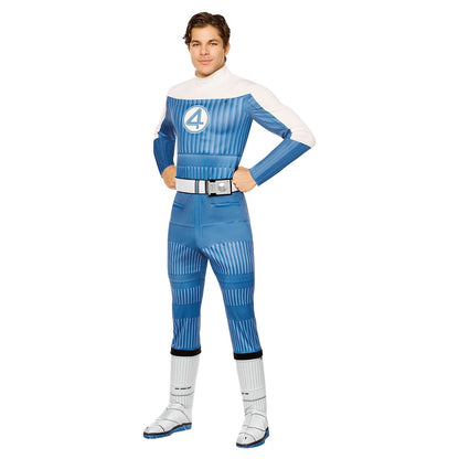 Adult Human Torch Costume - Fantastic Four BLUE