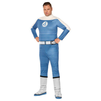 Adult Human Torch Costume - Fantastic Four BLUE