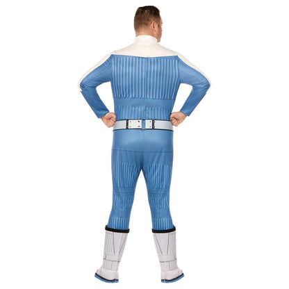 Adult Human Torch Costume - Fantastic Four BLUE