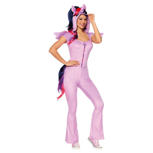 Adult Twilight Sparkle Jumpsuit Costume -  My Little Pony Friendship Is Magic PURPLE