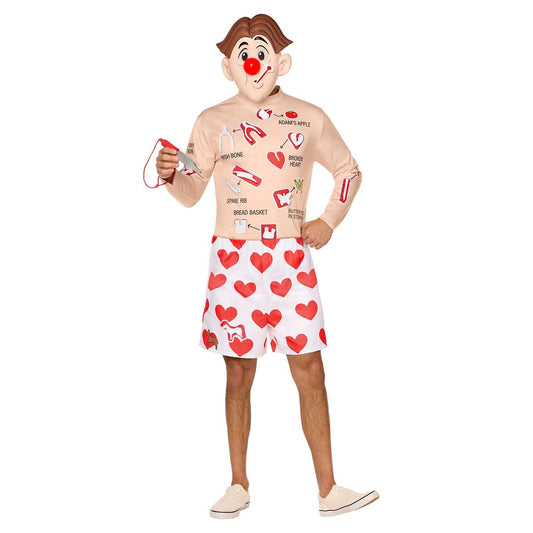 Adult Operation Board Game Costume MULTI-COLOR