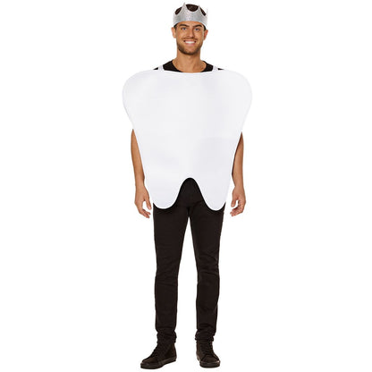 Adult Tooth and Tooth Fairy Couples Costumes WHITE