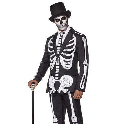 Adult Skeleton Suit BLACK