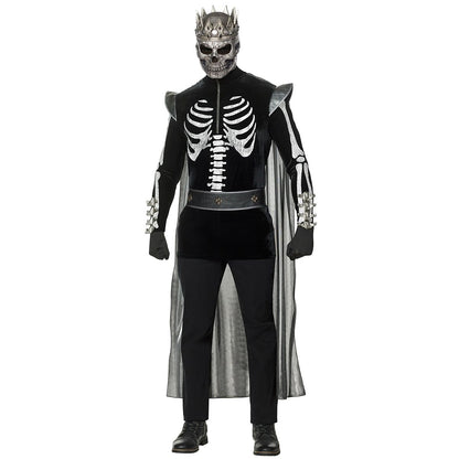 Adult Skeleton King Costume BLACK