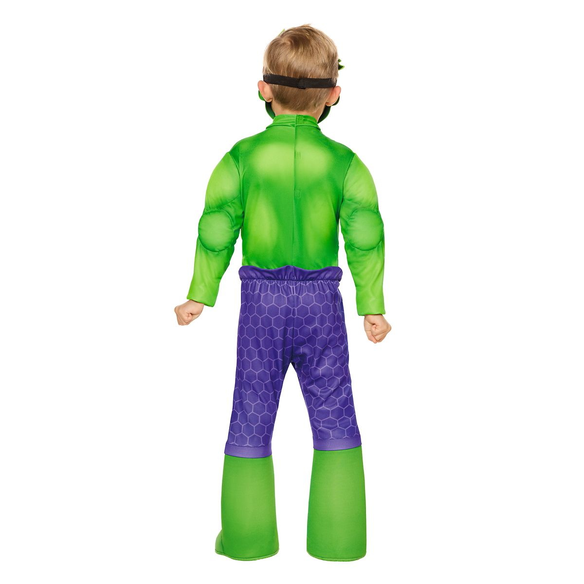 Toddler Hulk Muscle Jumpsuit Costume - Spidey and His Amazing Friends GREEN