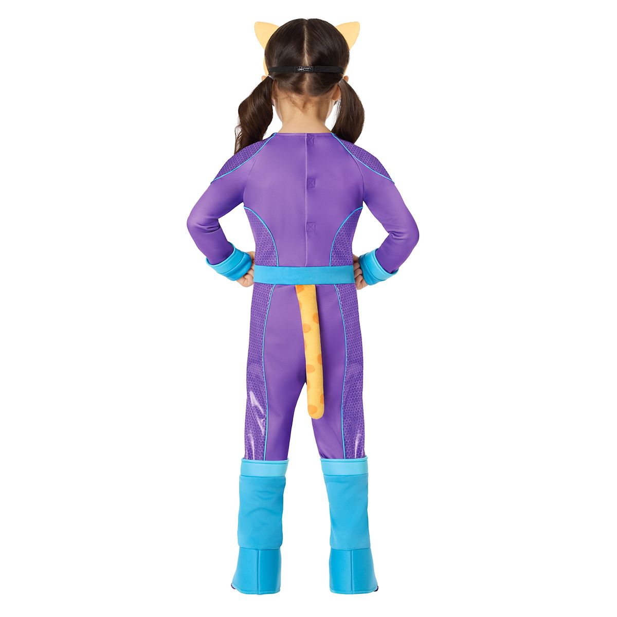 Toddler Sparks Light-Up Jumpsuit Costume - SuperKitties PURPLE