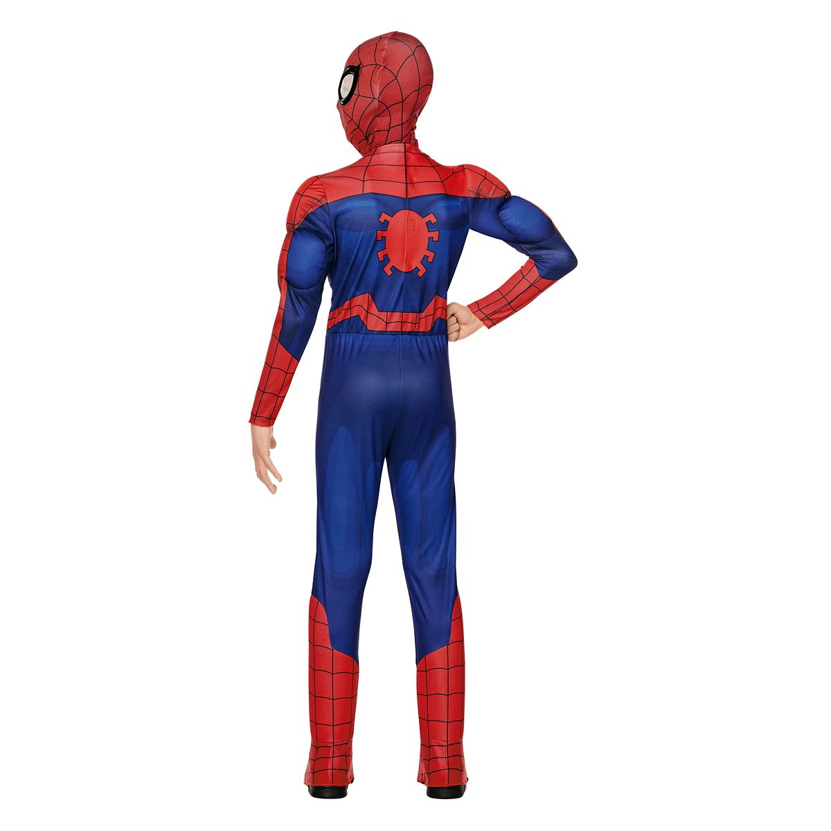 Kids Classic Spider-Man Muscle Jumpsuit Costume RED / BLUE