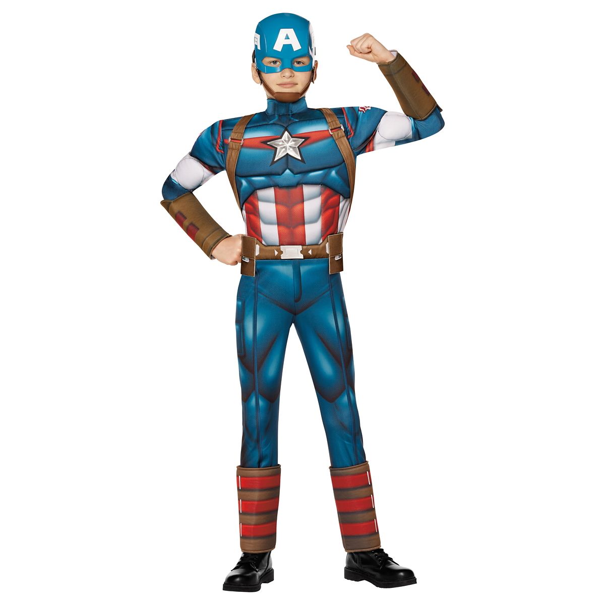 Kids Captain America Costume - Avengers RED/WHITE/BLUE