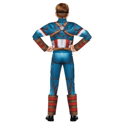 Kids Captain America Costume - Avengers RED/WHITE/BLUE
